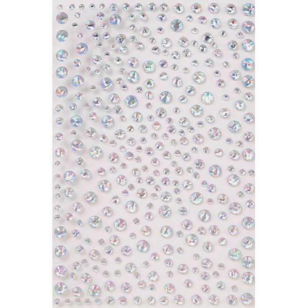 Silver Pearl Round collection Face Jewels