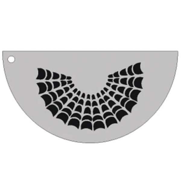 Schminksjabloon Spidermansweb