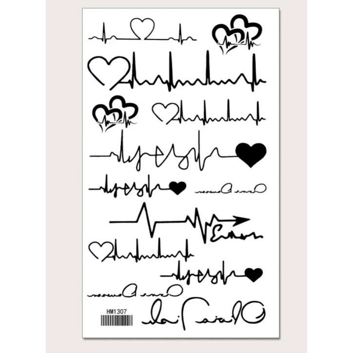 Tijdelijke Tattoo Heartbeat