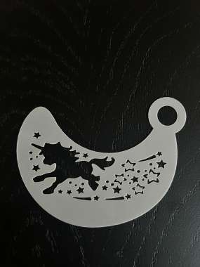 Flip sjabloon Unicorn