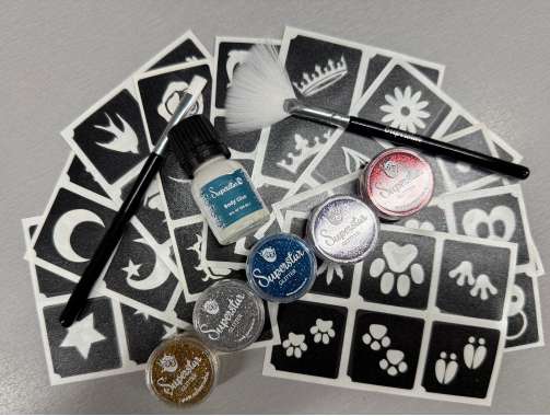 Glittertattoo Set Mini Schminkwebshop