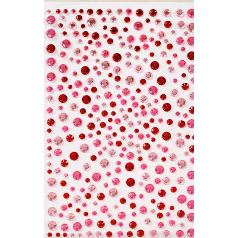 Red & Rose Face Jewels Round collection