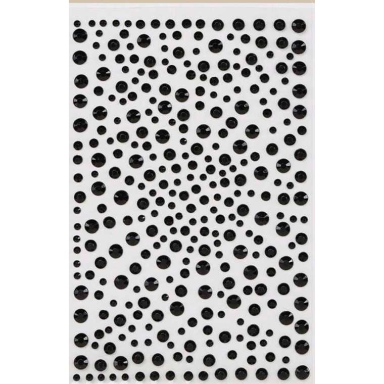 Black Round collection Face Jewels