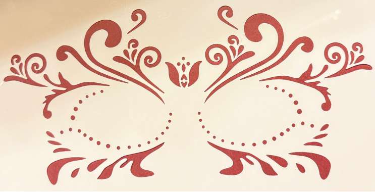 Full Face Subtel Swirly