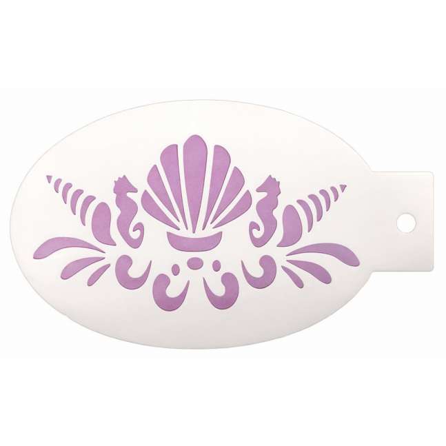 Sjabloon Sea Shell Seahorse