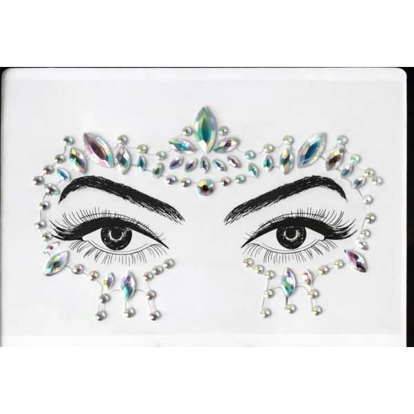 Diamond Princes Flower Face Jewels