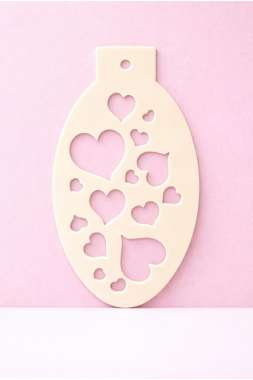 Sjabloon Valentine Hearts